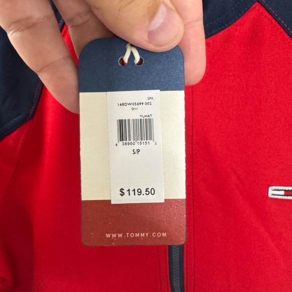 NEW Women's Tommy Jeans Small Track Top Full Zip - Picture 5 of 10